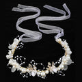 White Pearl Bridal Headband – Wedding Accessory