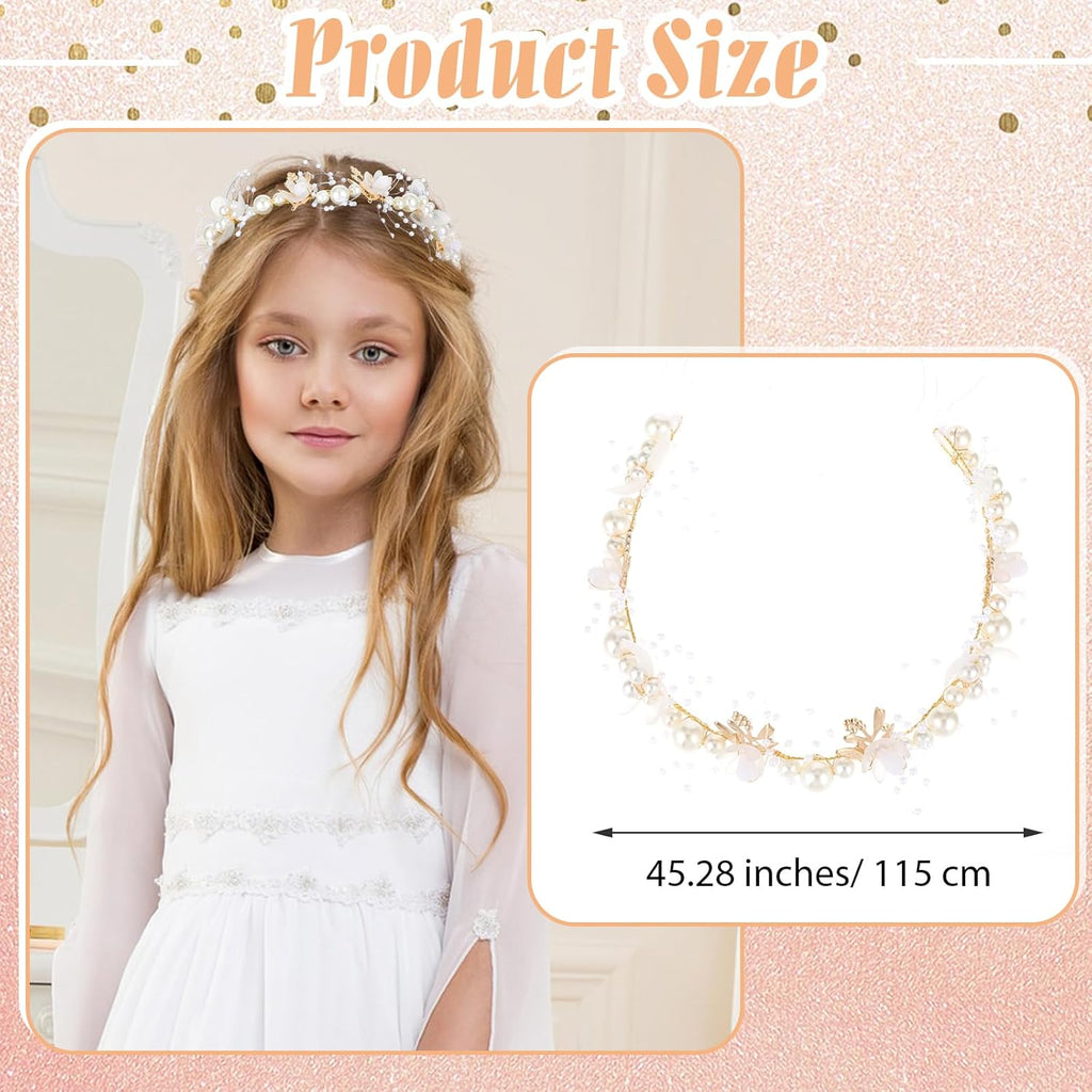 White Pearl Bridal Headband – Wedding Accessory