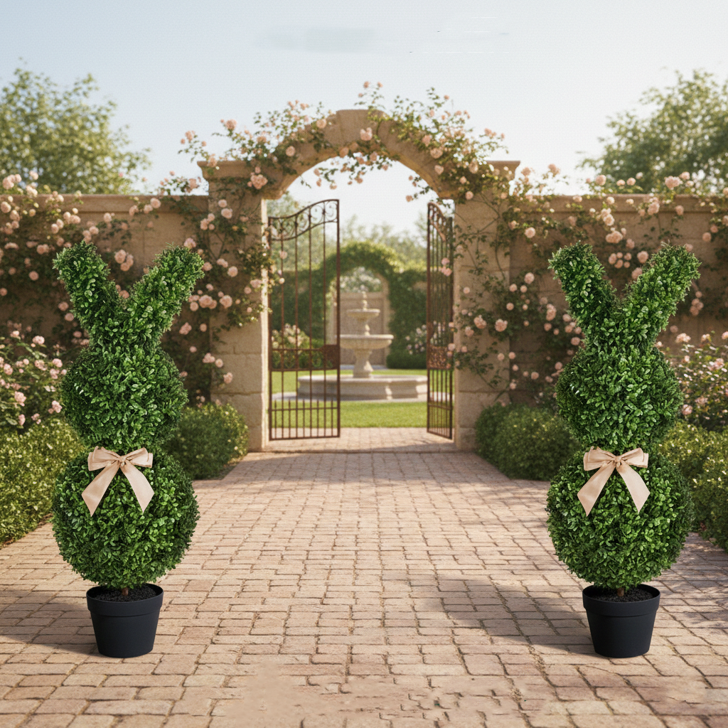 Deluxe Spring Bunny Topiary
