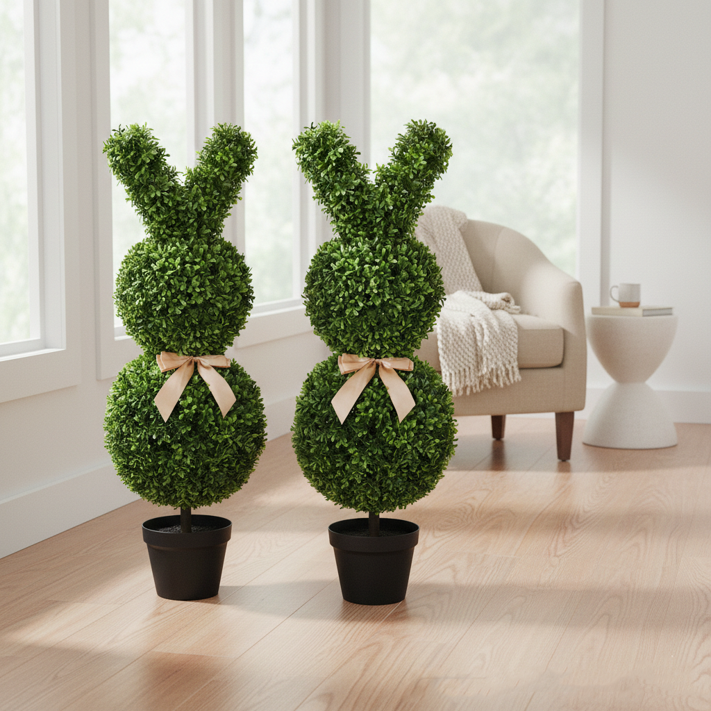 Deluxe Spring Bunny Topiary
