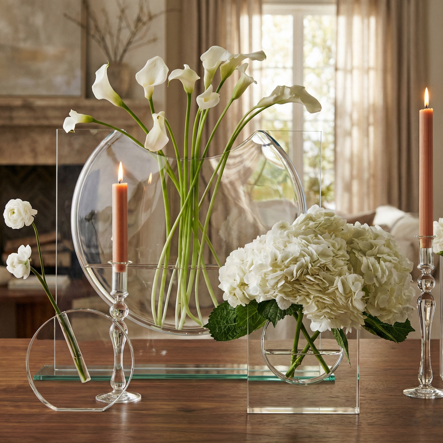 Elite Glass Ellipse Vase