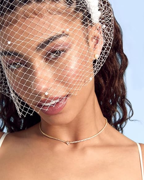 Pearl Beaded Bridal Headband Veil