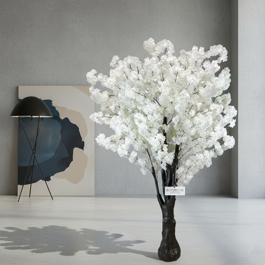 Lifelike Cherry Blossom Display Tree
