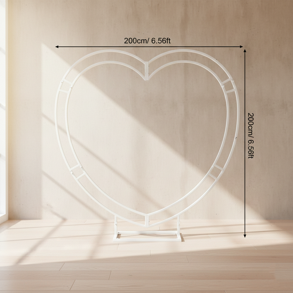 Royal Rose Heart Arch